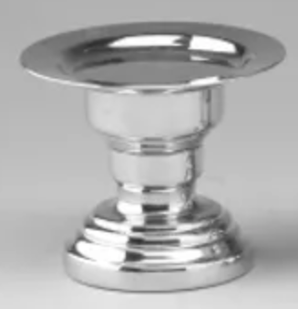 Pewter 4 1/2" Height Pillar Candleholder