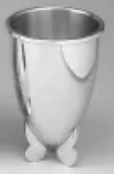 Pewter 8 3/4" Height Fluted Vase