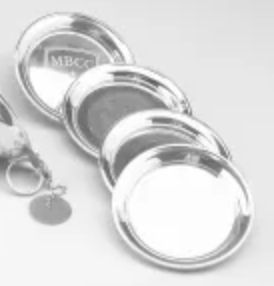 Sterling 4" Diameter Coaster