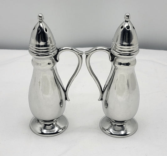 Pewter 3 1/2" Height Salt & Pepper Shakers