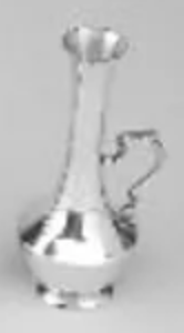 Pewter 5 3/4" Height Bud Vase w/ Handle