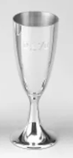 Pewter 7" Height 4 Oz. Champagne Flute