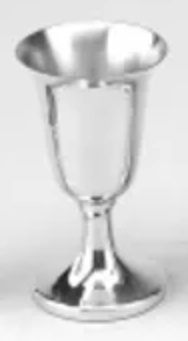 Pewter 4 1/2" Height 5 Oz. Wine Goblet